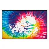 Fan Mats Tcu Horned Frogs Tie Dye Starter Mat Accent Rug - 19In. X 30In.