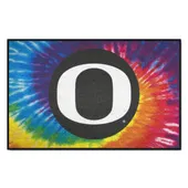 Fan Mats Oregon Ducks Tie Dye Starter Mat Accent Rug - 19In. X 30In.