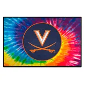 Fan Mats Virginia Cavaliers Tie Dye Starter Mat Accent Rug - 19In. X 30In.