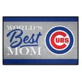 Fan Mats Chicago Cubs World's Best Mom Starter Mat Accent Rug - 19In. X 30In.