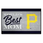 Fan Mats Pittsburgh Pirates World's Best Mom Starter Mat Accent Rug - 19In. X 30In.