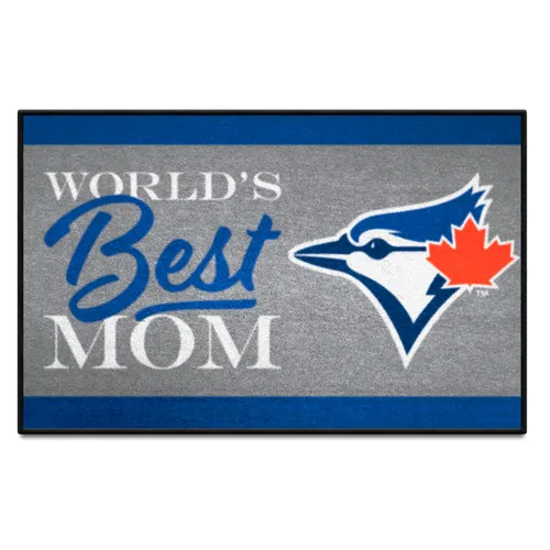 Fan Mats Toronto Blue Jays World's Best Mom Starter Mat Accent Rug - 19In. X 30In.