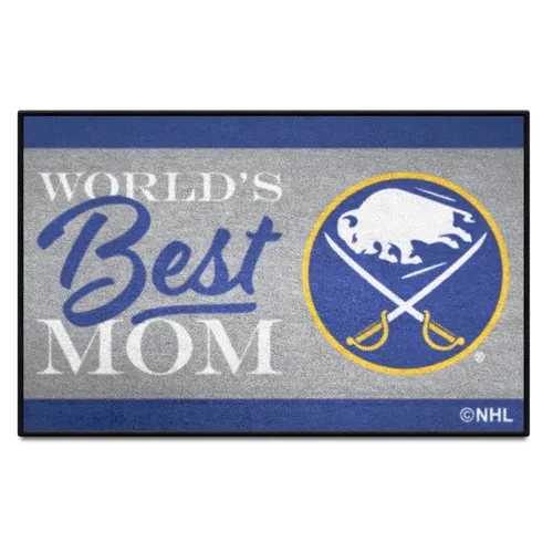 Fan Mats Buffalo Sabres World's Best Mom Starter Mat Accent Rug - 19In. X 30In.
