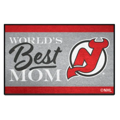 Fan Mats New Jersey Devils World's Best Mom Starter Mat Accent Rug - 19In. X 30In.