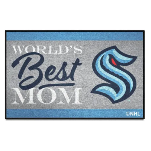 Fan Mats Seattle Kraken World's Best Mom Starter Mat Accent Rug - 19In. X 30In.