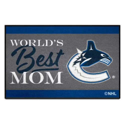 Fan Mats Vancouver Canucks World's Best Mom Starter Mat Accent Rug - 19In. X 30In.