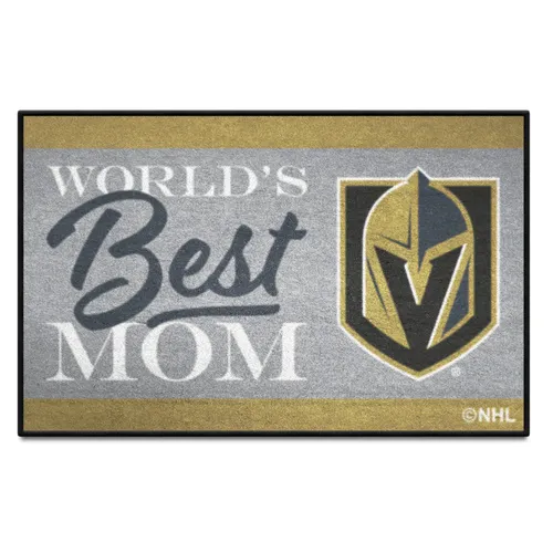 Fan Mats Vegas Golden Knights World's Best Mom Starter Mat Accent Rug - 19In. X 30In.