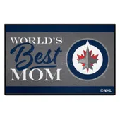 Fan Mats Winnipeg Jets World's Best Mom Starter Mat Accent Rug - 19In. X 30In.