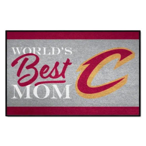 Fan Mats Cleveland Cavaliers World's Best Mom Starter Mat Accent Rug - 19In. X 30In.