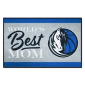 Fan Mats Dallas Mavericks World's Best Mom Starter Mat Accent Rug - 19In. X 30In.