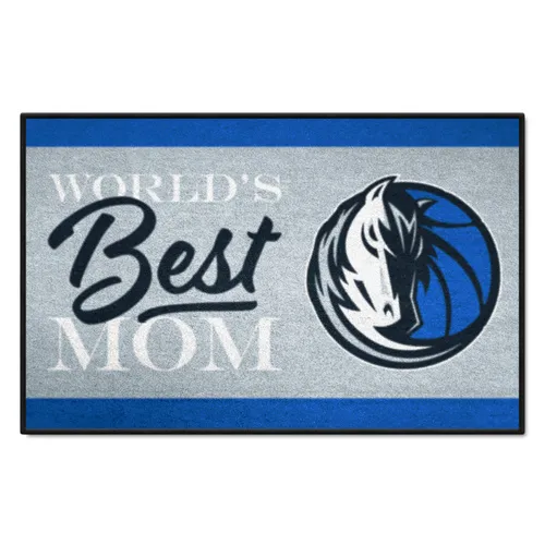 Fan Mats Dallas Mavericks World's Best Mom Starter Mat Accent Rug - 19In. X 30In.