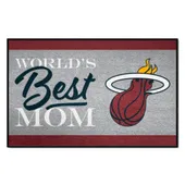 Fan Mats Miami Heat World's Best Mom Starter Mat Accent Rug - 19In. X 30In.