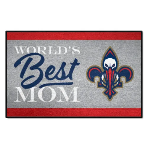 Fan Mats New Orleans Pelicans World's Best Mom Starter Mat Accent Rug - 19In. X 30In.