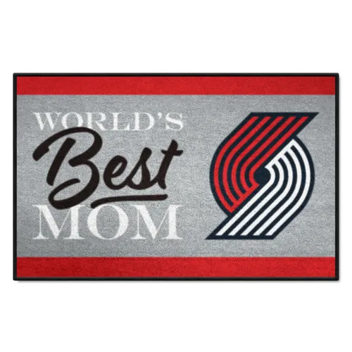 Fan Mats Portland Trail Blazers World's Best Mom Starter Mat Accent Rug - 19In. X 30In.