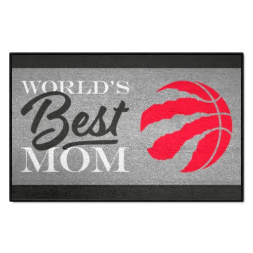 Fan Mats Toronto Raptors World's Best Mom Starter Mat Accent Rug - 19In. X 30In.