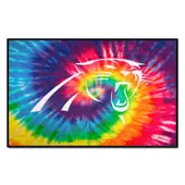 Fan Mats Carolina Panthers Tie Dye Starter Mat Accent Rug - 19In. X 30In.