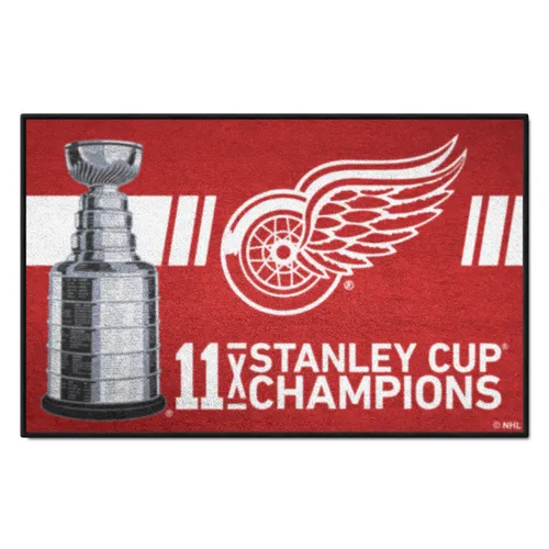 Fan Mats Detroit Red Wings Dynasty Starter Mat Accent Rug - 19In. X 30In.