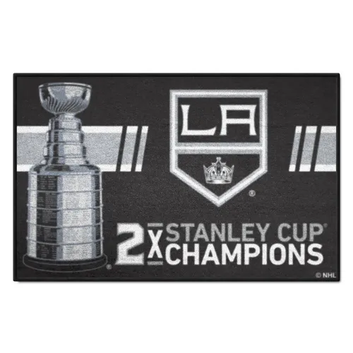 Fan Mats Los Angeles Kings Dynasty Starter Mat Accent Rug - 19In. X 30In.