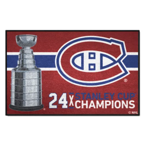 Fan Mats Montreal Canadiens Dynasty Starter Mat Accent Rug - 19In. X 30In.