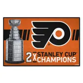 Fan Mats Philadelphia Flyers Dynasty Starter Mat Accent Rug - 19In. X 30In.