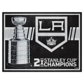 Fan Mats Los Angeles Kings Dynasty 8Ft. X 10Ft. Plush Area Rug