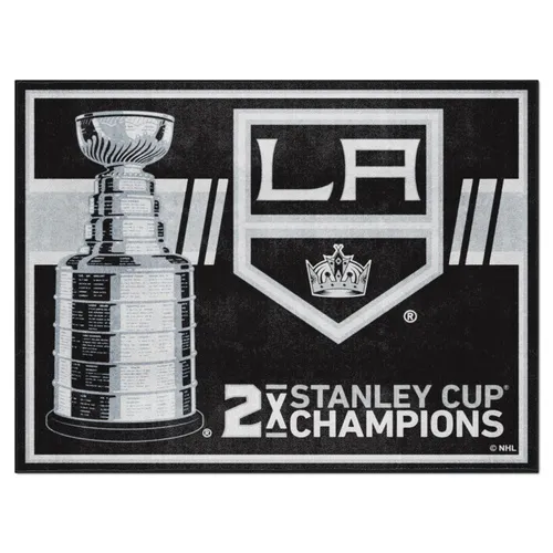 Fan Mats Los Angeles Kings Dynasty 8Ft. X 10Ft. Plush Area Rug