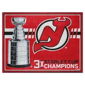 Fan Mats New Jersey Devils Dynasty 8Ft. X 10Ft. Plush Area Rug