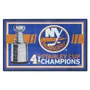 Fan Mats New York Islanders Dynasty 4Ft. X 6Ft. Plush Area Rug