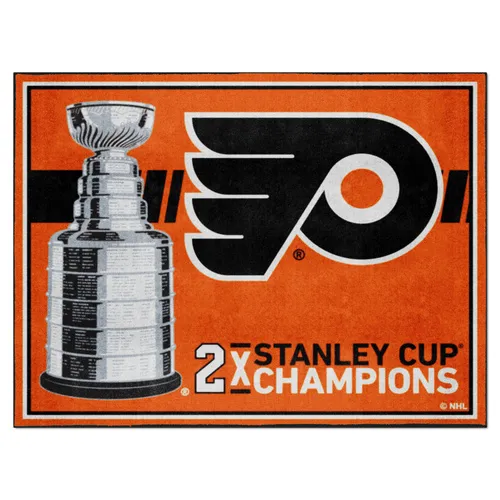 Fan Mats Philadelphia Flyers Dynasty 8Ft. X 10Ft. Plush Area Rug