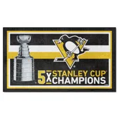 Fan Mats Pittsburgh Penguins Dynasty 3Ft. X 5Ft. Plush Area Rug