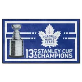 Fan Mats Toronto Maple Leafs Dynasty 3Ft. X 5Ft. Plush Area Rug