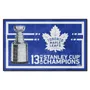 Fan Mats Toronto Maple Leafs Dynasty 4Ft. X 6Ft. Plush Area Rug