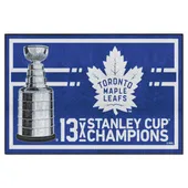 Fan Mats Toronto Maple Leafs Dynasty 5Ft. X 8Ft. Plush Area Rug