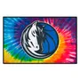 Fan Mats Dallas Mavericks Tie Dye Starter Mat Accent Rug - 19In. X 30In.