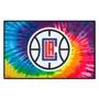 Fan Mats Los Angeles Clippers Tie Dye Starter Mat Accent Rug - 19In. X 30In.