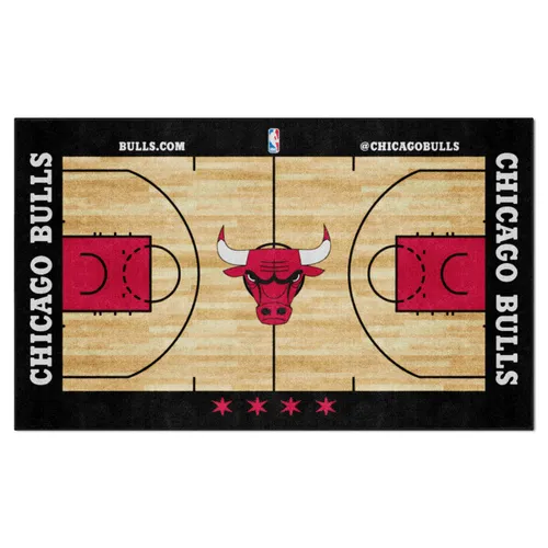 Fan Mats Chicago Bulls 6 Ft. X 10 Ft. Plush Area Rug