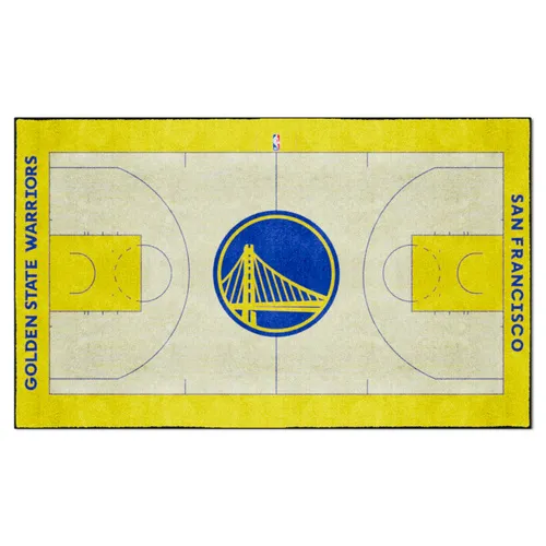 Fan Mats Golden State Warriors 6 Ft. X 10 Ft. Plush Area Rug