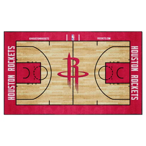 Fan Mats Houston Rockets 6 Ft. X 10 Ft. Plush Area Rug