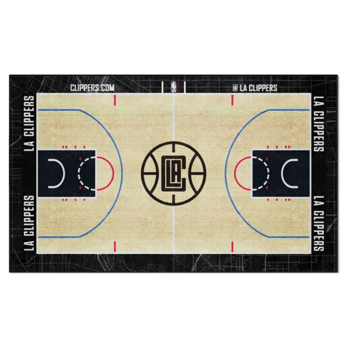 Fan Mats Los Angeles Clippers 6 Ft. X 10 Ft. Plush Area Rug