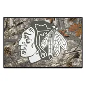 Fan Mats Chicago Blackhawks Camo Starter Mat Accent Rug - 19In. X 30In.