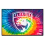Fan Mats Florida Panthers Tie Dye Starter Mat Accent Rug - 19In. X 30In.