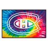 Fan Mats Montreal Canadiens Tie Dye Starter Mat Accent Rug - 19In. X 30In.