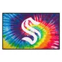 Fan Mats Seattle Kraken Tie Dye Starter Mat Accent Rug - 19In. X 30In.