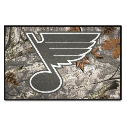 Fan Mats St. Louis Blues Camo Starter Mat Accent Rug - 19In. X 30In.