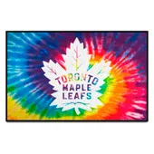 Fan Mats Toronto Maple Leafs Tie Dye Starter Mat Accent Rug - 19In. X 30In.