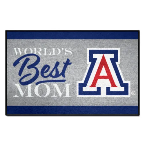 Fan Mats Arizona Wildcats World's Best Mom Starter Mat Accent Rug - 19In. X 30In.
