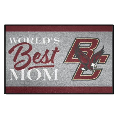 Fan Mats Boston College Eagles World's Best Mom Starter Mat Accent Rug - 19In. X 30In.