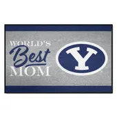 Fan Mats Byu Cougars World's Best Mom Starter Mat Accent Rug - 19In. X 30In.