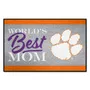Fan Mats Clemson Tigers World's Best Mom Starter Mat Accent Rug - 19In. X 30In.