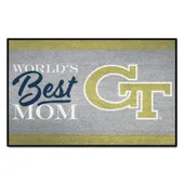 Fan Mats Georgia Tech Yellow Jackets World's Best Mom Starter Mat Accent Rug - 19In. X 30In.